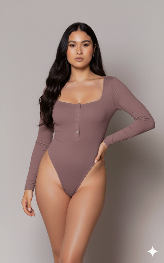 Body Azucena color marfil para mujer