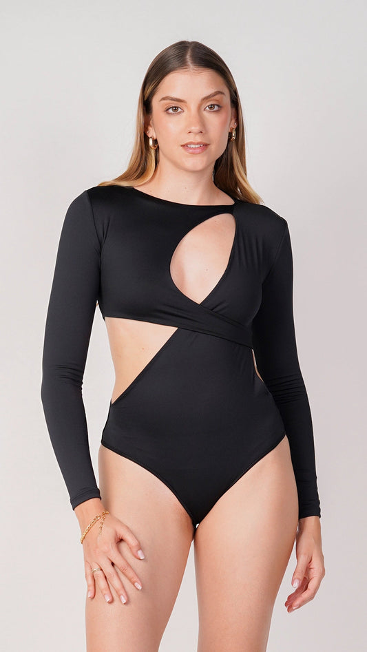 Body Eliza color negro para mujer