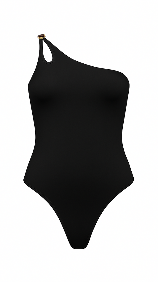 Body Bonnie color negro para mujer