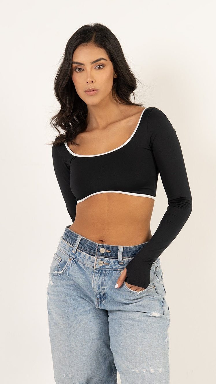 Crop top Monserrat - vista 21 para mujer