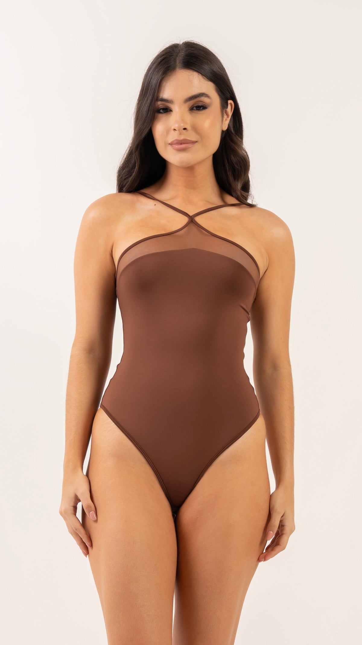 Body Deisy color marfil para mujer