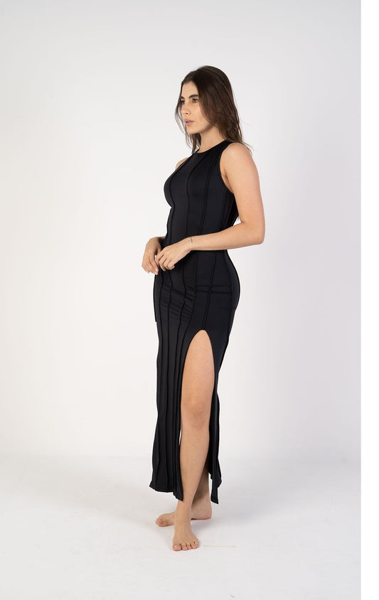 Vestido Barb color negro para mujer