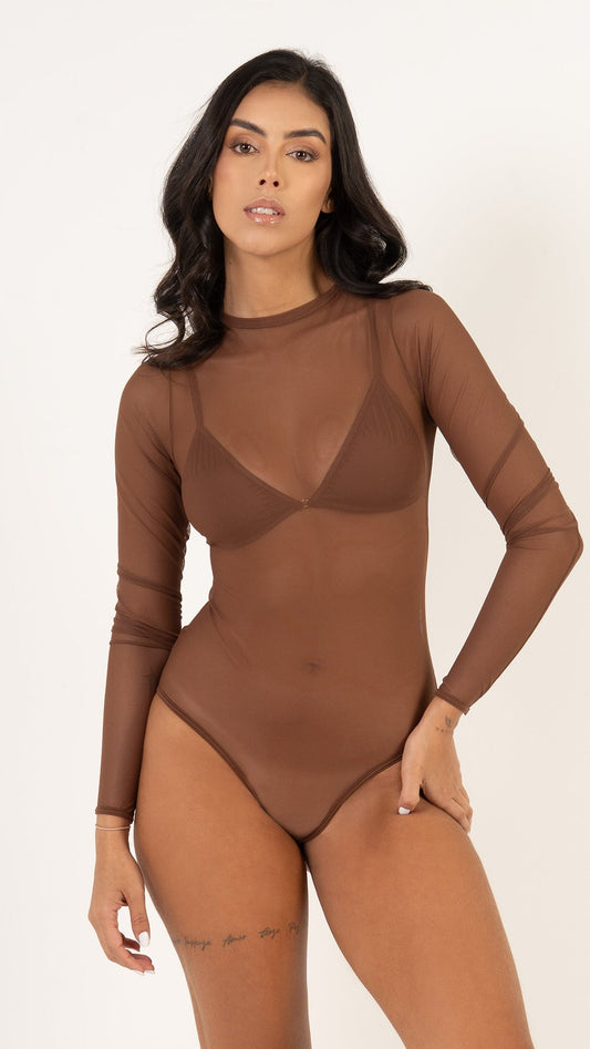 Body Aura color cafe para mujer